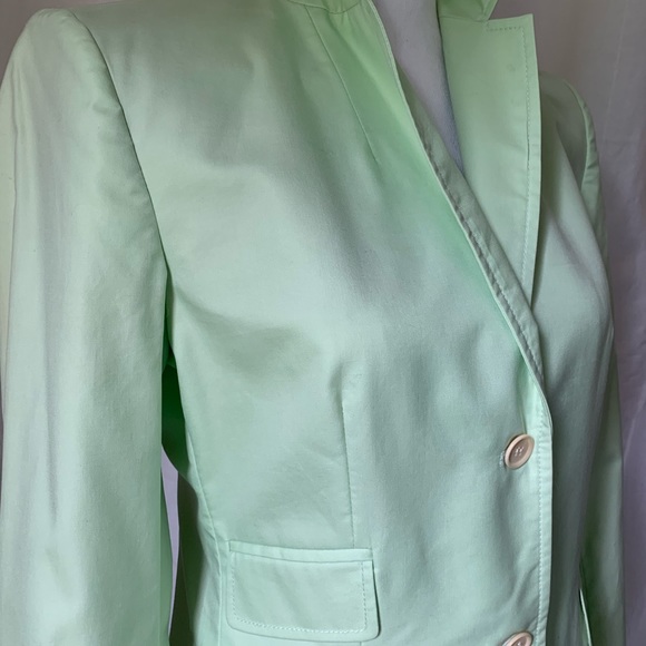 J.CREW Light Green Fully-Lined Blazer Size 6 - Picture 14 of 15